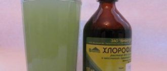 Хлорофиллипт при зубной боли