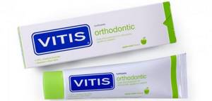 Неабразивная зубная паста Vitis Orthodontic