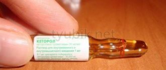 Обезболивающие уколы Кеторол